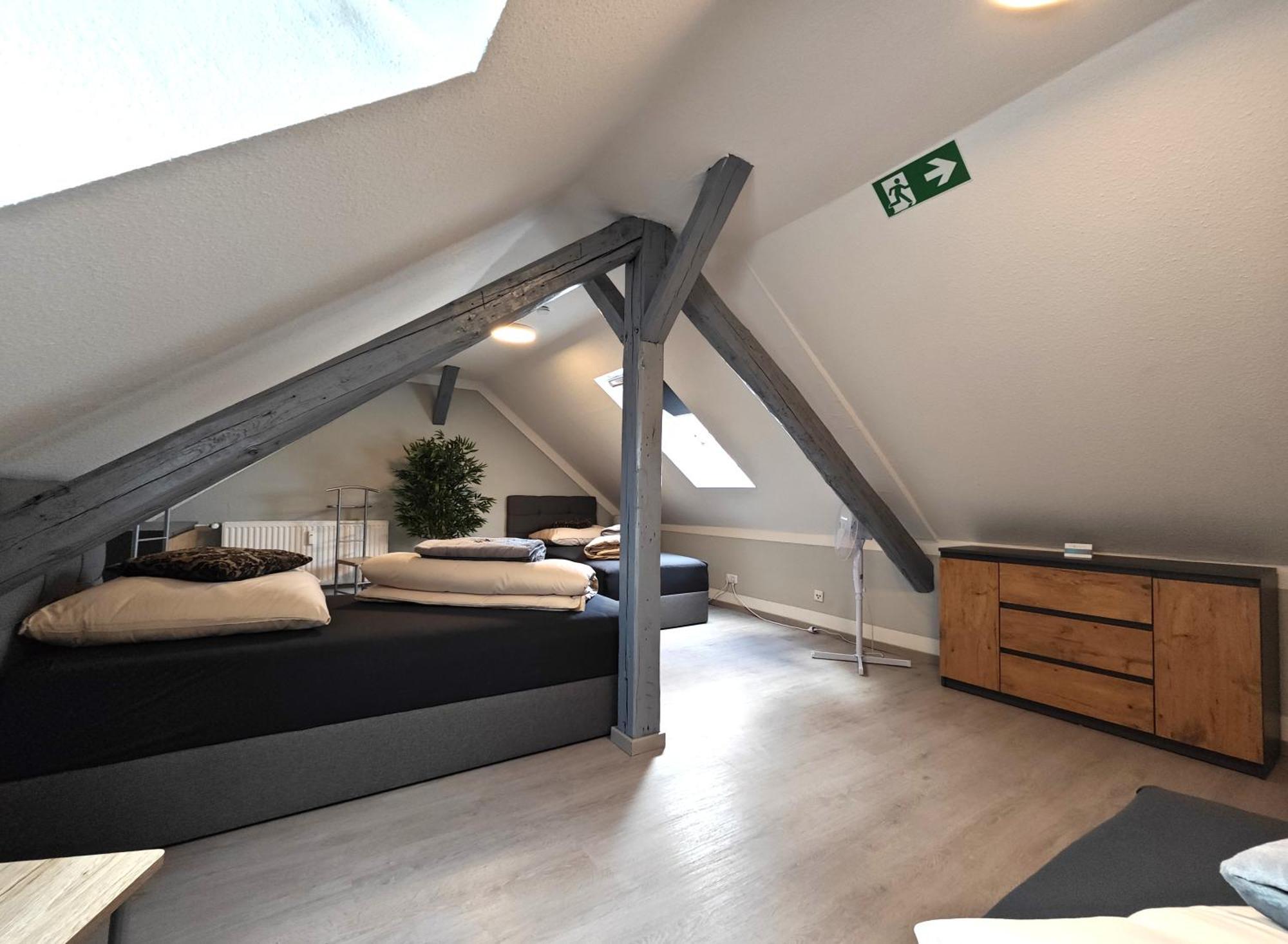 Ferien-Monteurwohnung Nom App1 Sky Terrasse High End Нортхайм Экстерьер фото